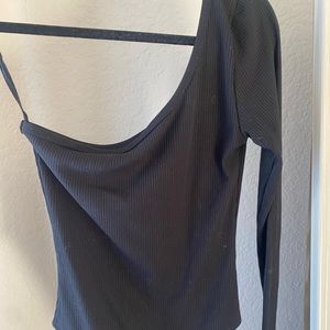 One shoulder body suit